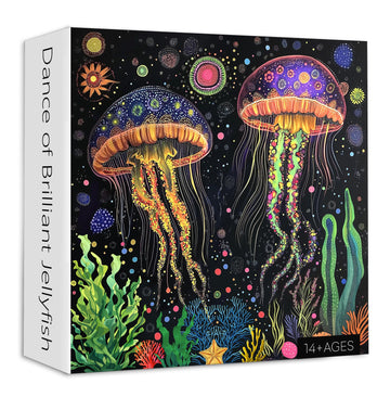 Dance of Brilliant Jellyfish puzzle puzzle 1000 pezzi